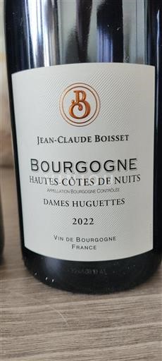 Borgogna Hautes Côtes de Nuits Jean-Claude Boisset Dames Huguettes 2022
