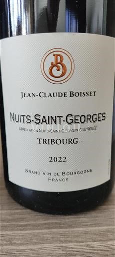 Burgundy Nuits-Saint-Georges Jean-Claude Boisset Tribourg 2022