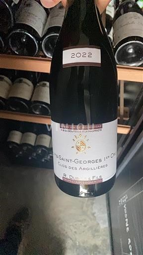 Borgogna Nuits-Saint-Georges Premier Cru R. Dubois & Fils Clos des Argilli%c3%a8res 2022