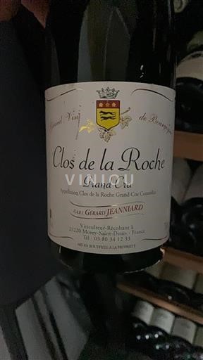 Bourgogne Clos-de-la-roche Grand Cru E.A.R.L. Gérard Jeanniard 2015