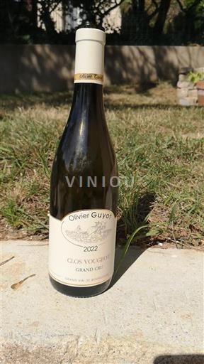 Burgundy Clos de Vougeot Grand Cru Olivier Guyot 2022