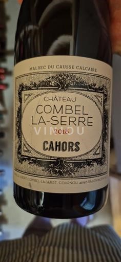 Jihozápad Cahors Combel La-Serre Malbec du Causse Calcaire 2018
