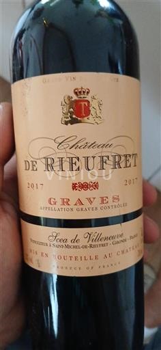 Bordeaux Graves Château Rieufret 2017