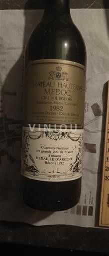 Bordeaux Médoc Cru Bourgeois Château Hauterive 1982