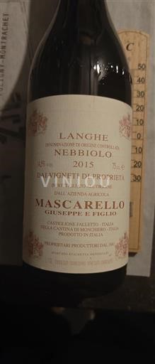 Piemonte Langhe Mascarello Giuseppe e Figlio 2015