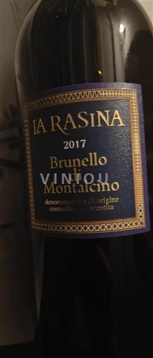 Toscana Brunello di Montalcino La Rasina 2017