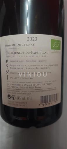 Valle del Rodano Châteauneuf-du-Pape Romain Duvernay 2023