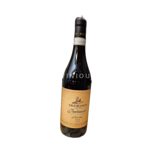 Piedmont Wines Barbaresco Gigi Bianco Riserva Pora 2020