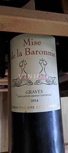Bordeaux Graves Baron Philippe de Rothschild Mise de la Baronnie 2014