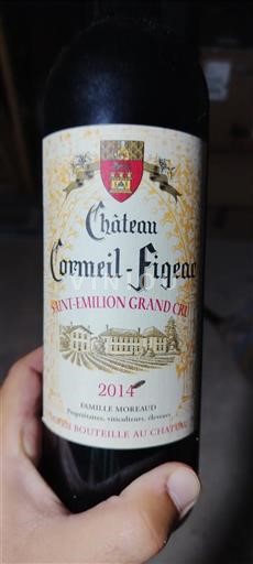 Bordeaux Saint-Émilion Grand Cru Grand Cru Château Cormeill-Figeac 2014