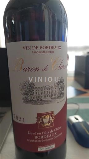 Bordeaux Baron de Clarsac 2021