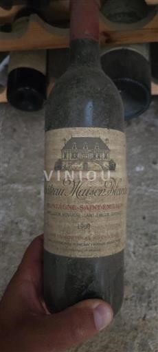 Bordeaux Montagne-Saint-Émilion Château Maison Blanche 1990