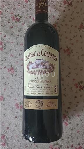 Bordeaux Bordeaux Supérieur Château Cornemps 2018