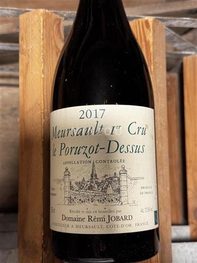 Borgonha Meursault Premier Cru Domaine Rémi Jobard Le Poruzot-Dessus 2017
