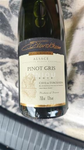 Alsace Grand Cru Cave de Turckheim Réserve 2012