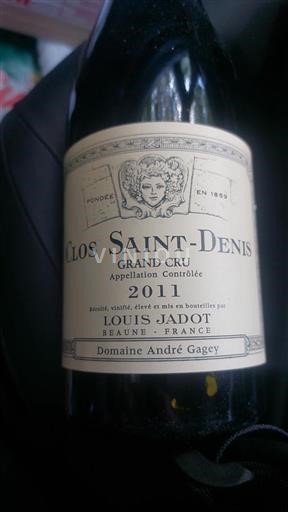 Borgogna Clos-saint-denis Grand Cru Louis Jadot 2011