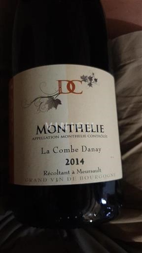 Burgundy Monthélie Michel Caillot La Combe Danay 2014