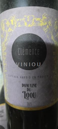 Provence Coteaux Varois en Provence Domaine LOOU Clémence 2015