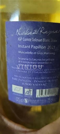 Sydvestfrankrig Comté tolosan Domaine Revel Instant Papillon 2021