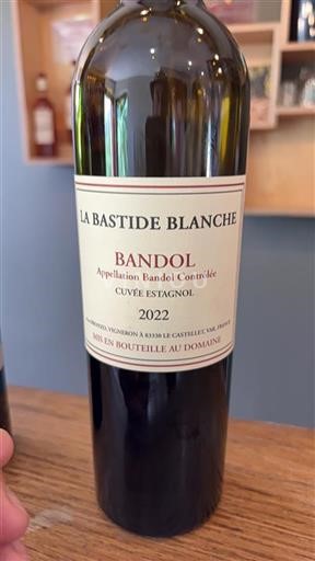 Provenza Bandol La Bastide Blanche Estagnol 2022