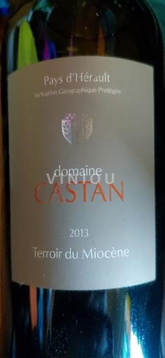 Languedoc Ospecificerad Domaine Castan Terroir du Miocène 2013