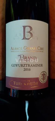 Alsazia Alsazia Grand Cru Grand Cru Cave de Turckheim Brand Gewurztraminer 2016