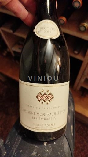 Burgundsko Chassagne-montrachet Premier Cru Pierre André Les Embazées 2017