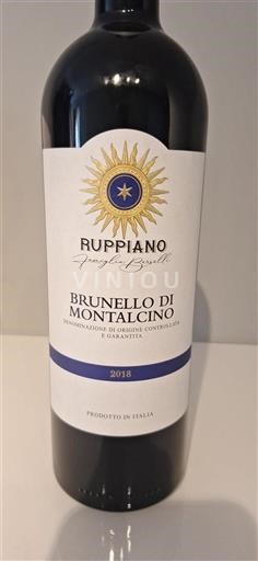 Toscana Brunello di Montalcino Ruppiano 2018