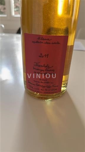 Alsace Vendanges Tardives Domaine Ostertag Fronholz Vendanges Tardives de Gewurztraminer 2011