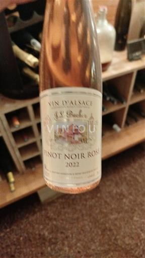Vin Rosé sec Pinot Noir Rosé J.L. Boucher 2022 France Alsace