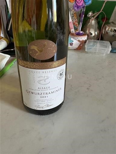 Vin Blanc sec Cuvée Réservé Pierre Chaume 2021 France Alsace