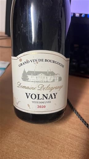Burgund Volnay Domaine Delagrange Tête de 2020