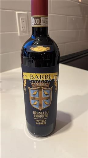 Toscana Brunello di Montalcino Fattoria dei Barbi 2016