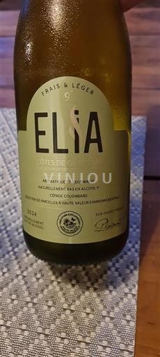 Sydvestfrankrig Côtes de Gascogne Plaimont Elia 2024