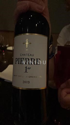 Bordeaux Saint-Émilion Grand Cru Château Pierre 2019