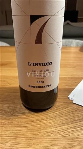 Toskana Bolgheri Poderesette L'Invidio 2023