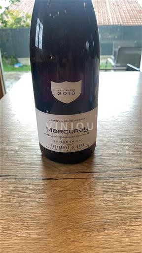 Bourgogne Mercurey Vignerons de Buxy Buissonnier 2018
