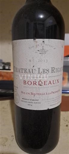 Bordeaux Château Les Riganes 2013
