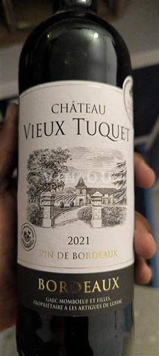 Bordeaux Château Vieux Tuquet 2021