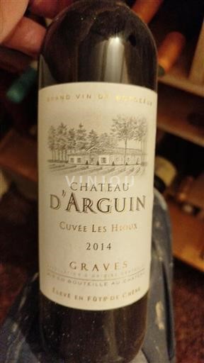 Bordeaux Graves Château Arguin Les Hioux 2014