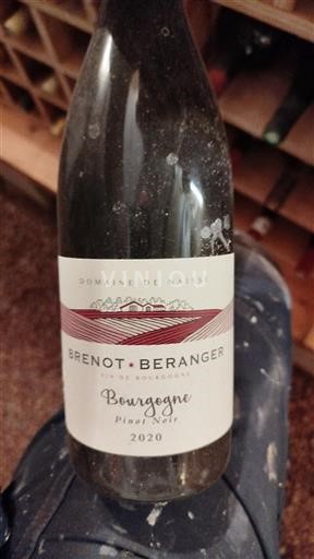 Borgogna Domaine Naisse Brenot Beranger 2020