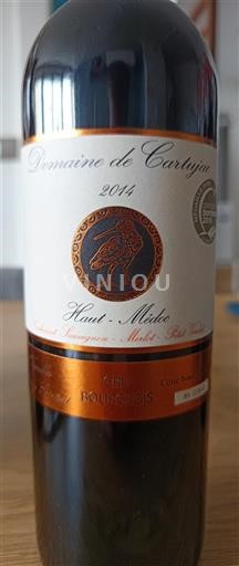 Bordéus Haut-Médoc Cru Bourgeois Domaine Cartujac 2014