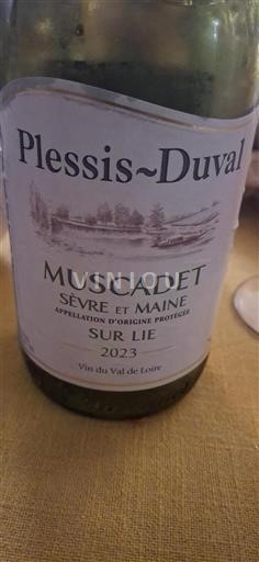 Vallée de la Loire Muscadet-sèvre-et-maine Plessis-Duval 2023
