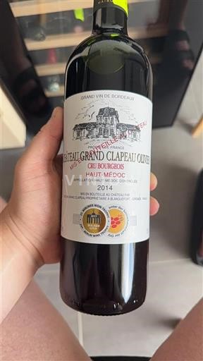 Bordeaux Haut-Médoc Cru Bourgeois Château Grand Clapeau Olivier 2014