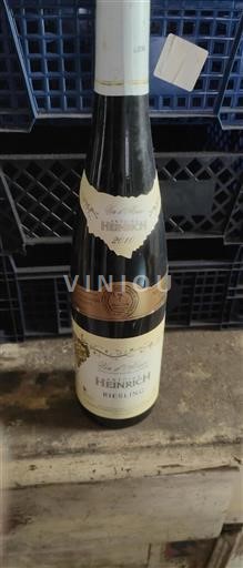 Vin Blanc sec Riesling Antoine Heinrich 2010 France Alsace Grand Cru