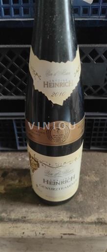 Vin Blanc sec Antoine Heinrich 2010 France Alsace Grand Cru