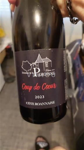 Vallée de la Loire Côte-roannaise Domaine La Paroisse Coup de Coeur 2023