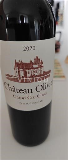 Bordeaux Pessac-Léognan Grand Cru Château Olivier 2020