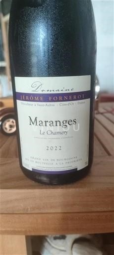 Burgundy Maranges Domaine Jérôme Fornerot Le Chamery 2022