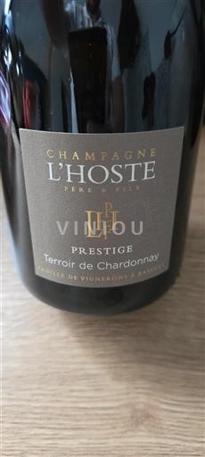 Champagne L'Hoste Père & Fils Prestige Terroir de Chardonnay Non-Vintage